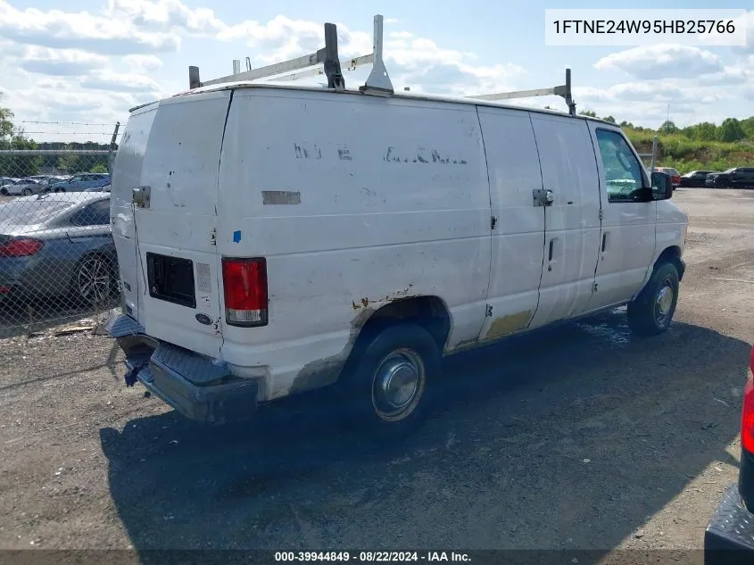 2005 Ford E-250 Commercial/Recreational VIN: 1FTNE24W95HB25766 Lot: 39944849