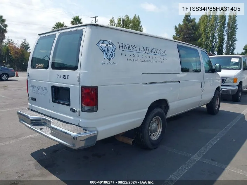 1FTSS34P85HA31405 2005 Ford E-350 Super Duty Commercial/Recreational