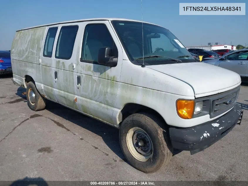 2005 Ford E-250 Commercial/Recreational VIN: 1FTNS24LX5HA48341 Lot: 40209786