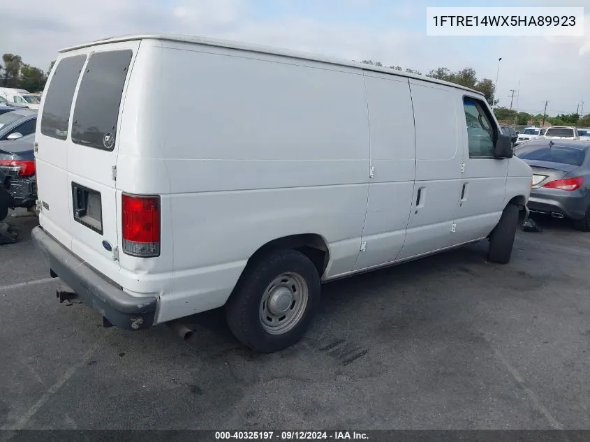 1FTRE14WX5HA89923 2005 Ford E-150 Commercial/Recreational