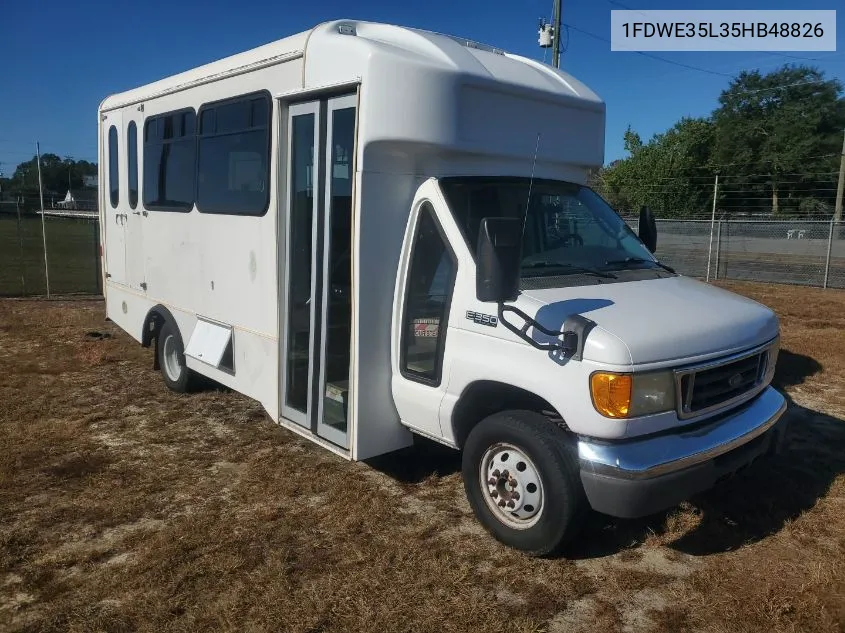 2005 Ford Econoline E350 Super Duty Ctway Van VIN: 1FDWE35L35HB48826 Lot: 40379727