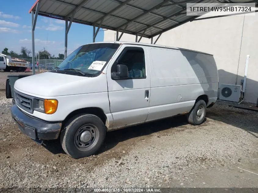 2005 Ford E-150 Commercial/Recreational VIN: 1FTRE14W95HB17324 Lot: 40537578