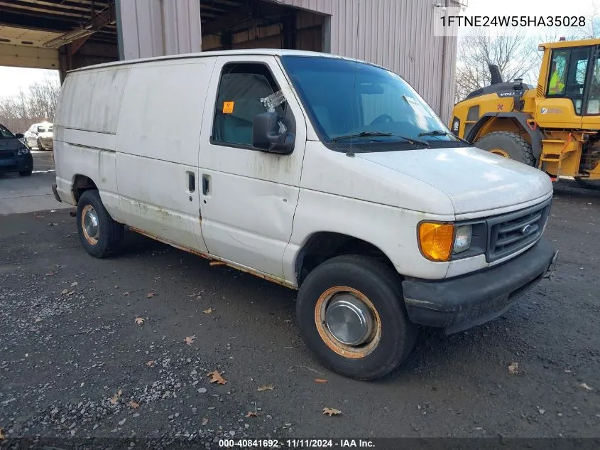 2005 Ford E-250 Commercial/Recreational VIN: 1FTNE24W55HA35028 Lot: 40841692