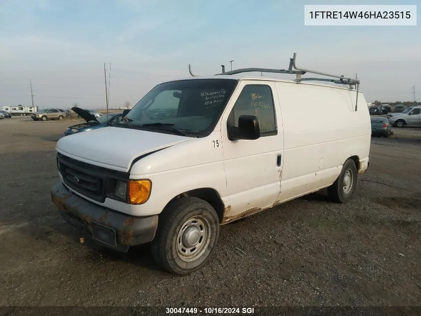 2006 Ford Econoline E150 Van VIN: 1FTRE14W46HA23515 Lot: 30047449