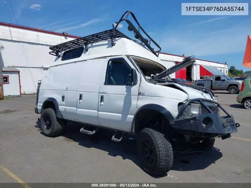 2006 Ford E-350 Super Duty Commercial/Recreational VIN: 1FTSE34P76DA55744 Lot: 39391080