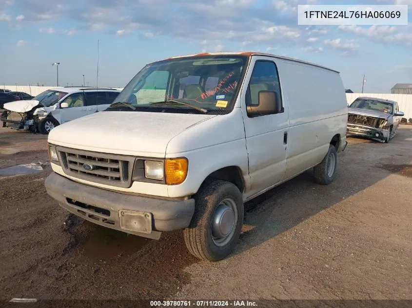 2006 Ford E-250 Commercial/Recreational VIN: 1FTNE24L76HA06069 Lot: 39780761