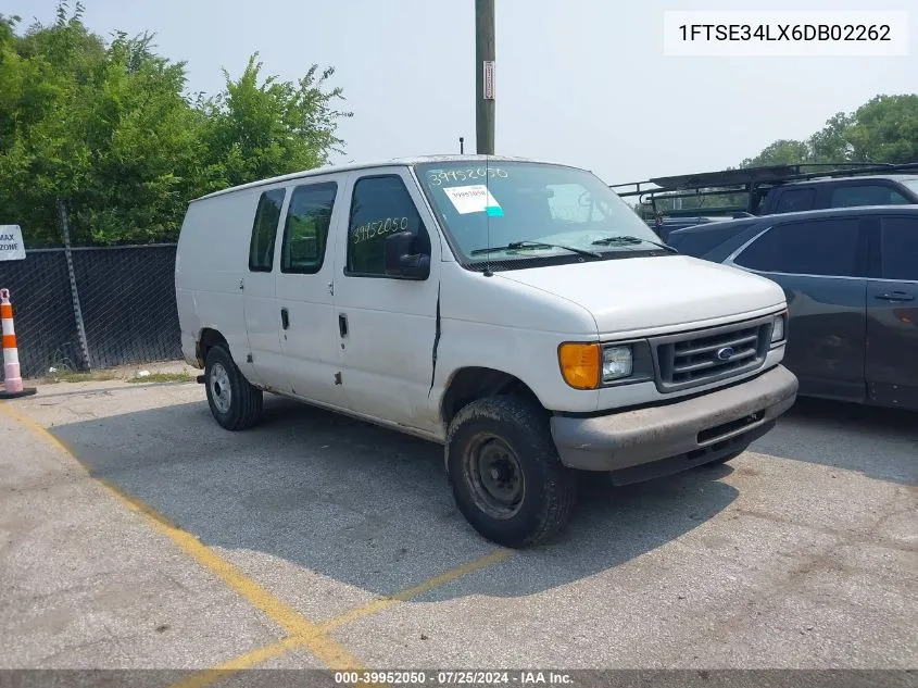 2006 Ford E-350 Super Duty VIN: 1FTSE34LX6DB02262 Lot: 39952050