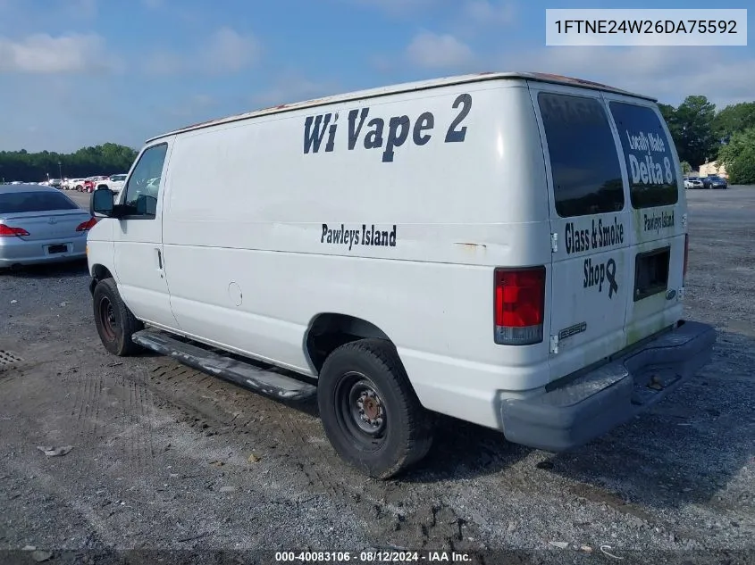 1FTNE24W26DA75592 2006 Ford E-250 Commercial/Recreational