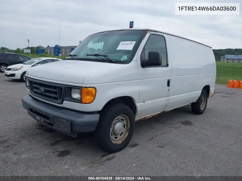 2006 Ford E-150 Commercial/Recreational VIN: 1FTRE14W66DA03600 Lot: 40104539