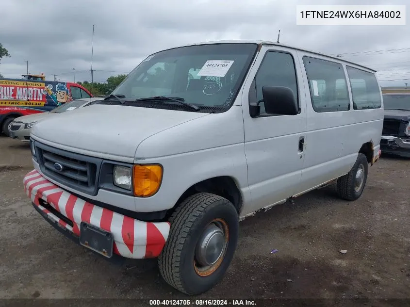 2006 Ford E-250 Commercial/Recreational VIN: 1FTNE24WX6HA84002 Lot: 40124705