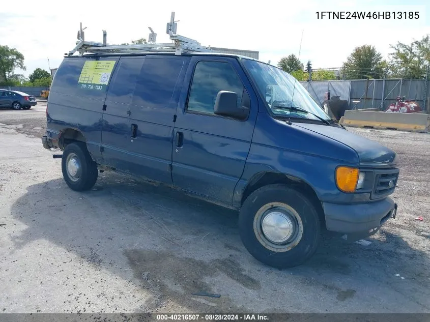 2006 Ford E-250 Commercial/Recreational VIN: 1FTNE24W46HB13185 Lot: 40216507