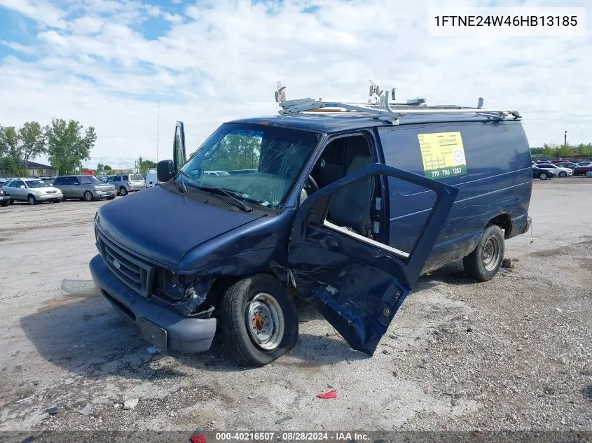 2006 Ford E-250 Commercial/Recreational VIN: 1FTNE24W46HB13185 Lot: 40216507