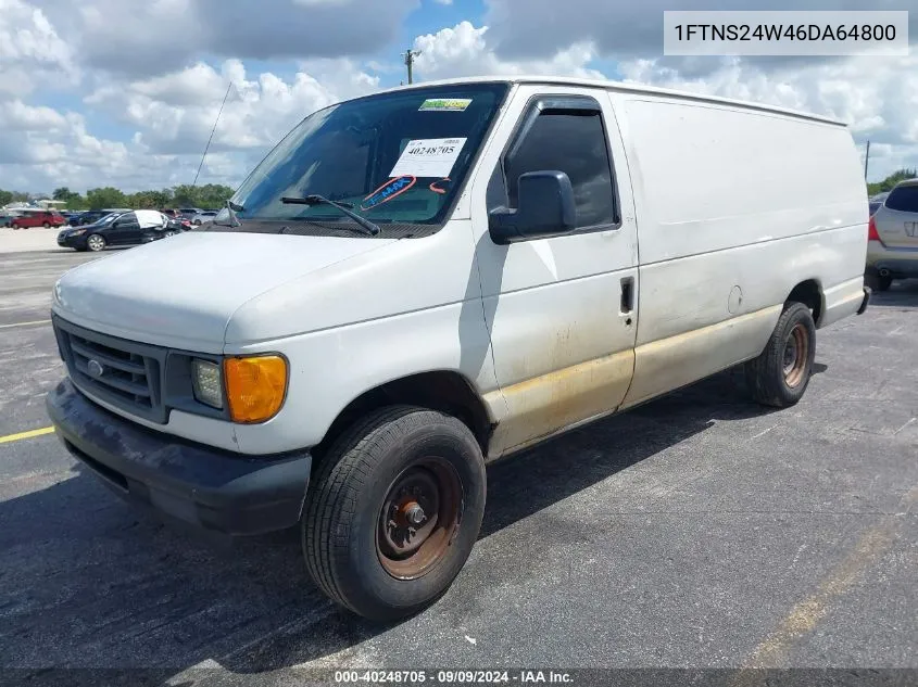 2006 Ford E-250 Commercial/Recreational VIN: 1FTNS24W46DA64800 Lot: 40248705