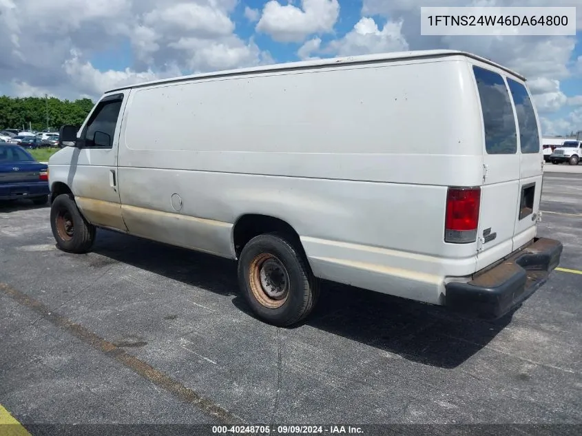 2006 Ford E-250 Commercial/Recreational VIN: 1FTNS24W46DA64800 Lot: 40248705