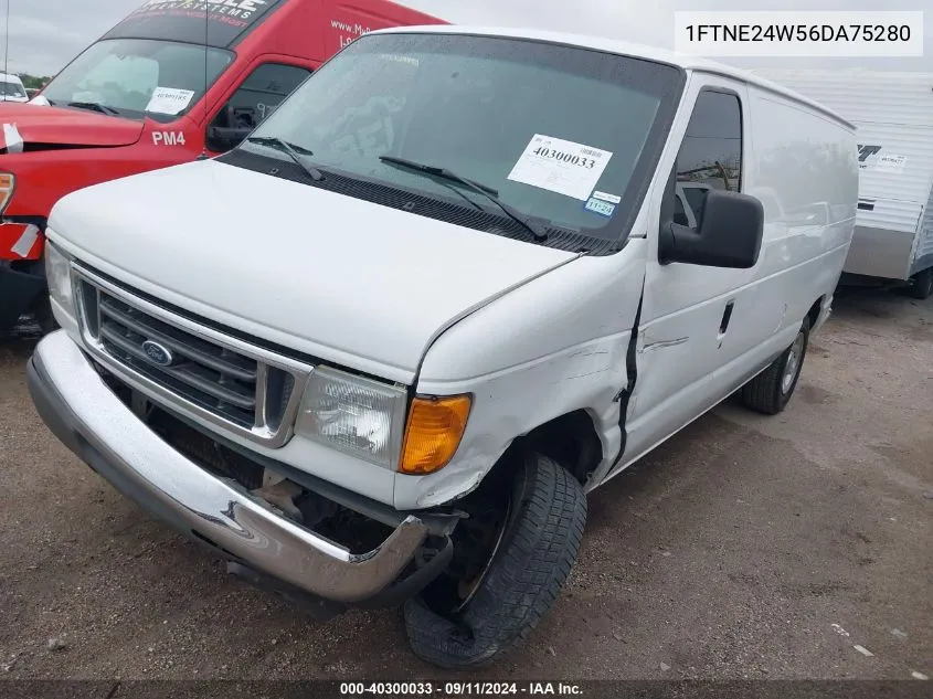 2006 Ford Econoline VIN: 1FTNE24W56DA75280 Lot: 40300033