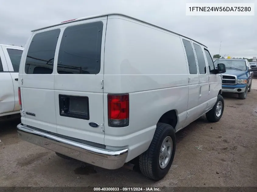 2006 Ford Econoline VIN: 1FTNE24W56DA75280 Lot: 40300033