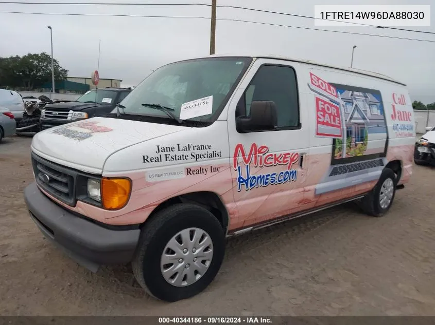 2006 Ford Econoline E150 Van VIN: 1FTRE14W96DA88030 Lot: 40344186