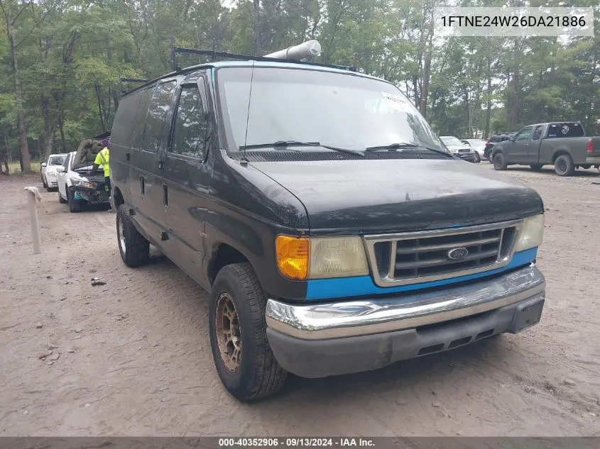 2006 Ford E-250 Commercial/Recreational VIN: 1FTNE24W26DA21886 Lot: 40352906