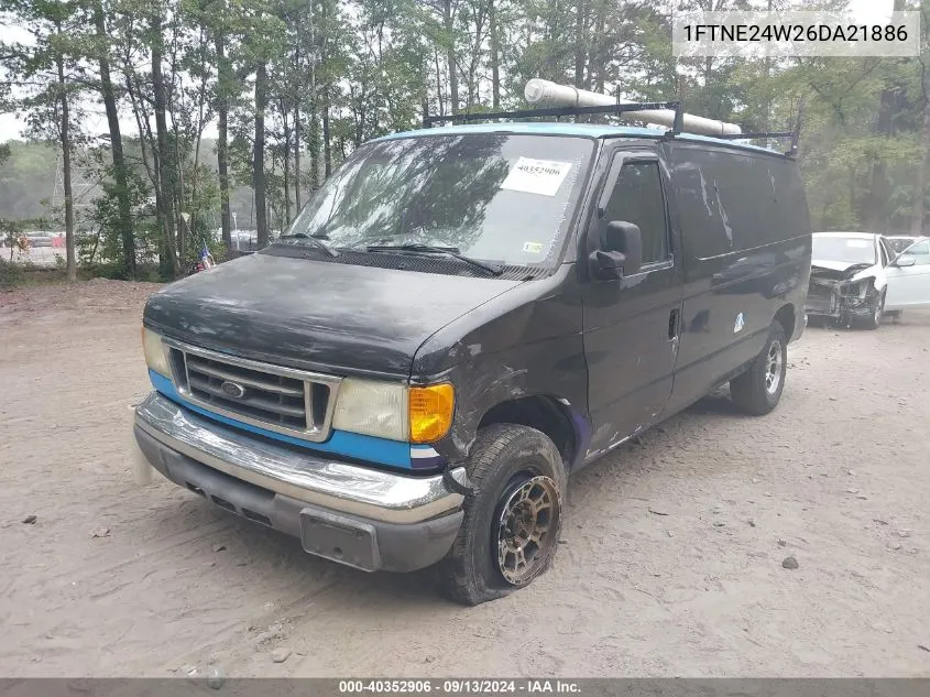 2006 Ford E-250 Commercial/Recreational VIN: 1FTNE24W26DA21886 Lot: 40352906