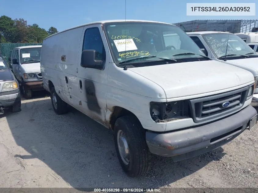 2006 Ford E-350 Super Duty Commercial/Recreational VIN: 1FTSS34L26DA30952 Lot: 40358298