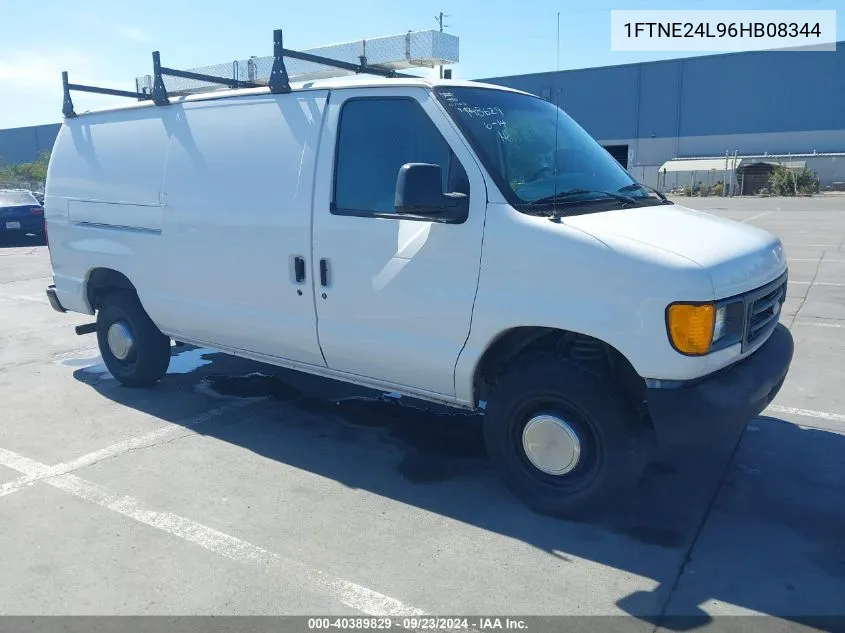 2006 Ford E-250 Commercial/Recreational VIN: 1FTNE24L96HB08344 Lot: 40389829