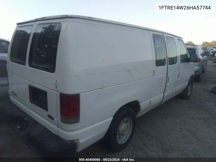 1FTRE14W26HA57744 2006 Ford E-150 Commercial/Recreational