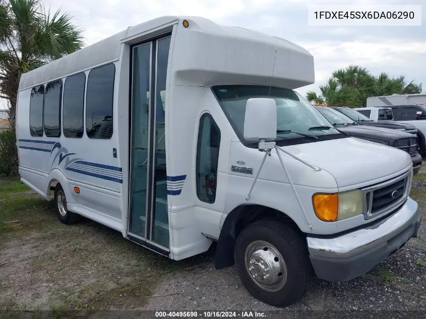 2006 Ford E-450 Cutaway VIN: 1FDXE45SX6DA06290 Lot: 40495698