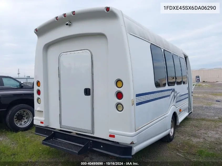 2006 Ford E-450 Cutaway VIN: 1FDXE45SX6DA06290 Lot: 40495698