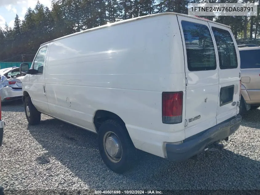 2006 Ford E-250 Commercial/Recreational VIN: 1FTNE24W76DA88791 Lot: 40501698