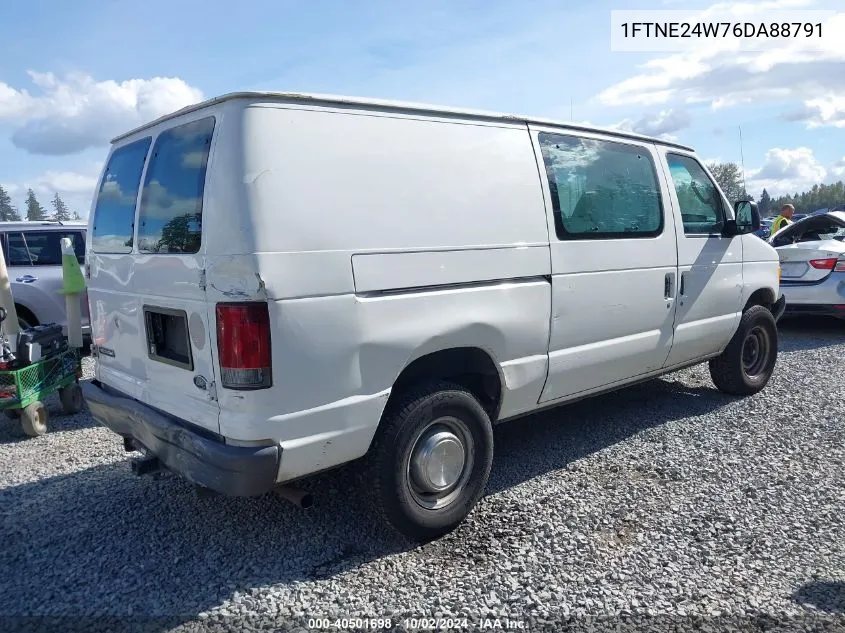 2006 Ford E-250 Commercial/Recreational VIN: 1FTNE24W76DA88791 Lot: 40501698