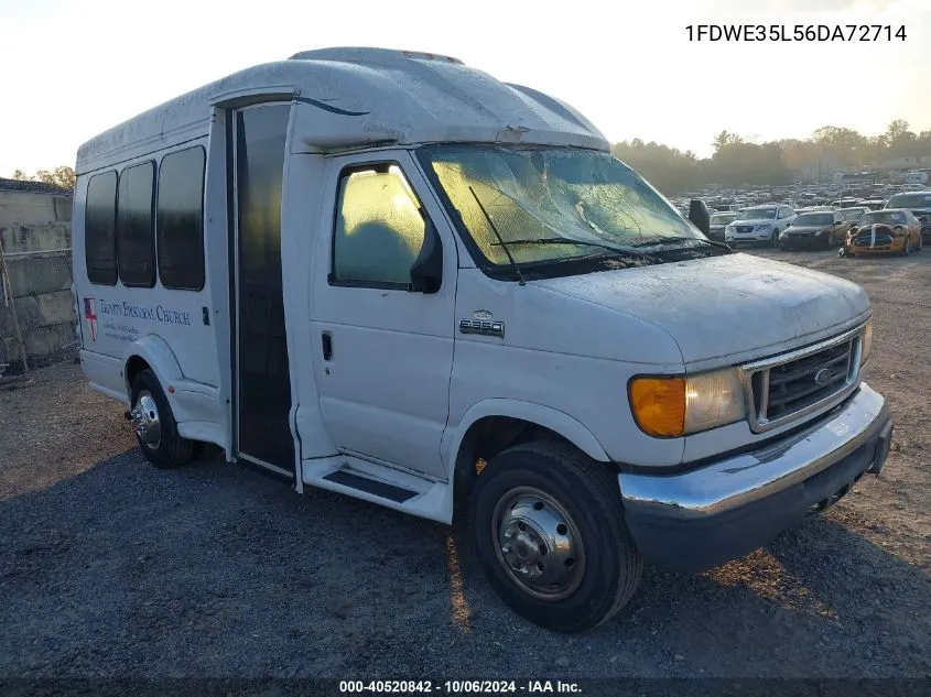 2006 Ford E-350 Cutaway VIN: 1FDWE35L56DA72714 Lot: 40520842