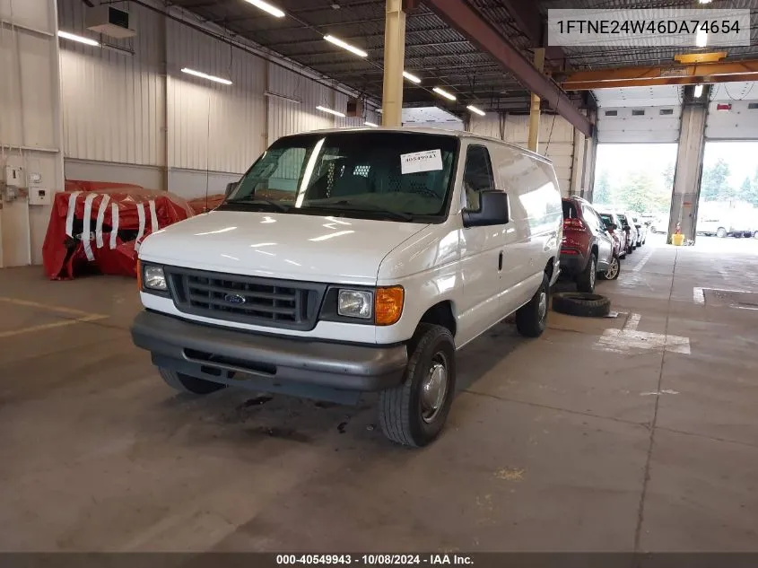 1FTNE24W46DA74654 2006 Ford Econoline E250 Van