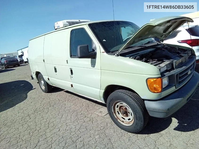 2006 Ford Econoline E150 Van VIN: 1FTRE14W86DB33605 Lot: 40588235