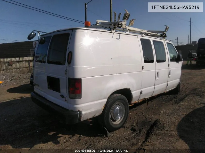 2006 Ford E-250 Commercial/Recreational VIN: 1FTNE24L56HA95219 Lot: 40615500