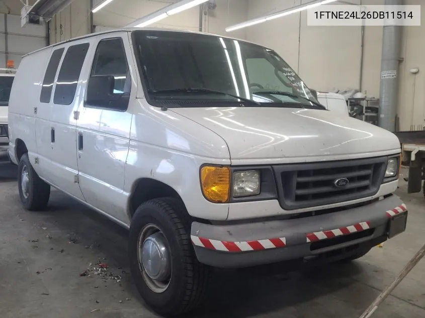 2006 Ford E-250 Commercial/Recreational VIN: 1FTNE24L26DB11514 Lot: 40635847