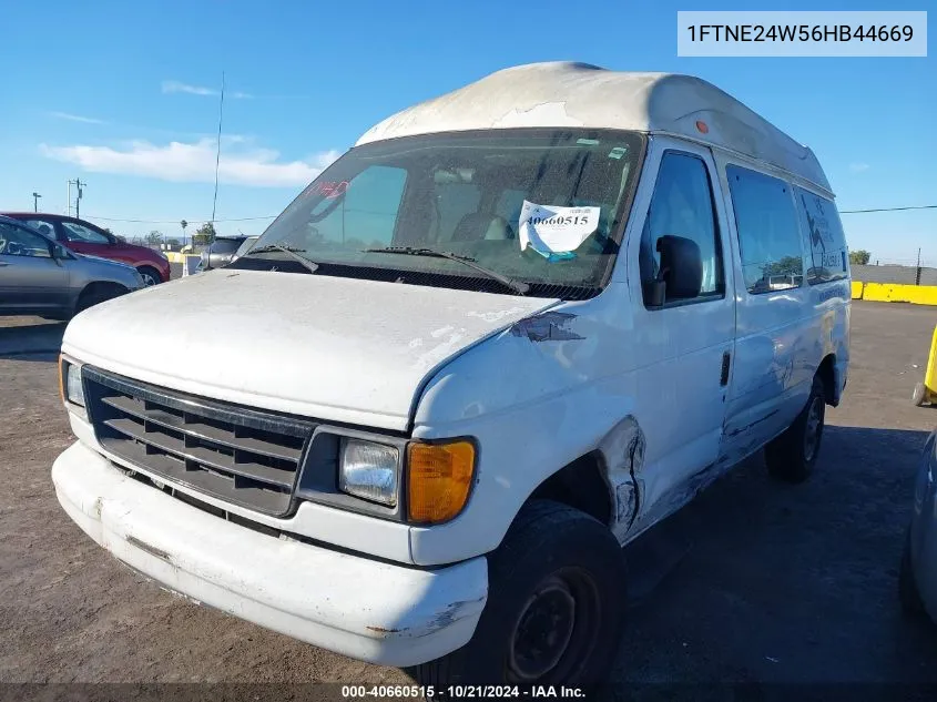 2006 Ford E-250 Commercial/Recreational VIN: 1FTNE24W56HB44669 Lot: 40660515