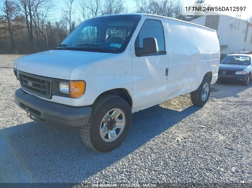 2006 Ford E-250 Commercial/Recreational VIN: 1FTNE24W56DA12597 Lot: 40846046