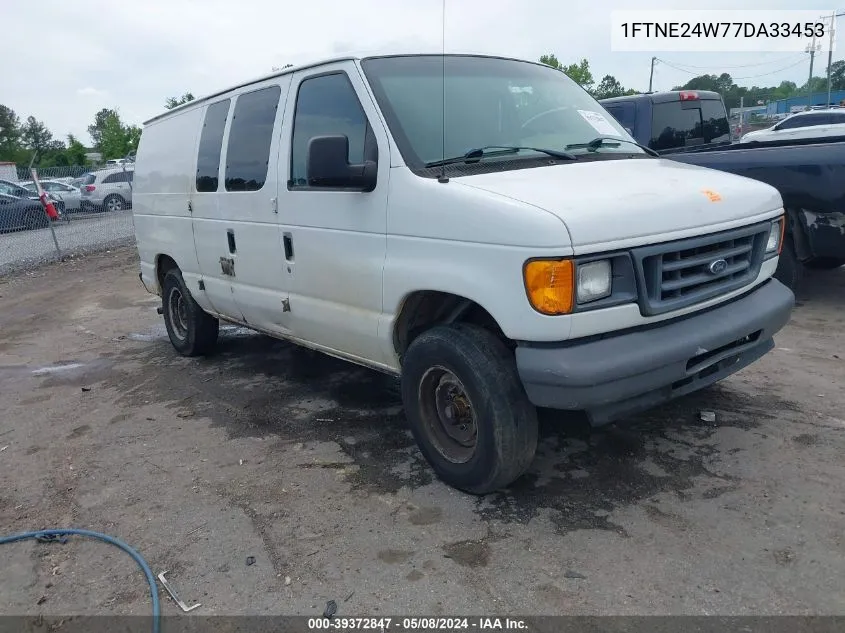 2007 Ford E-250 Commercial/Recreational VIN: 1FTNE24W77DA33453 Lot: 39372847