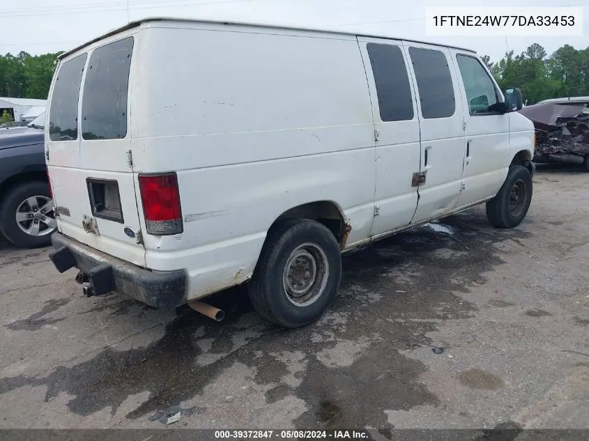 2007 Ford E-250 Commercial/Recreational VIN: 1FTNE24W77DA33453 Lot: 39372847