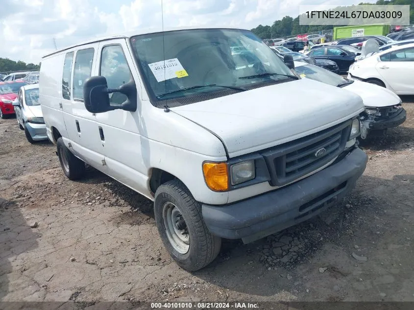 2007 Ford E-250 Commercial/Recreational VIN: 1FTNE24L67DA03009 Lot: 40101010