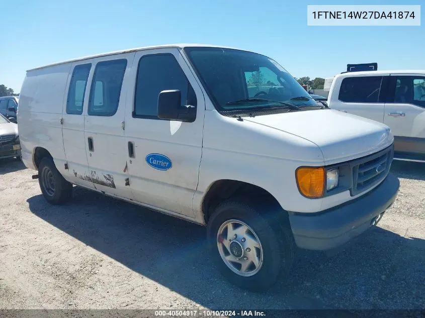 2007 Ford E-150 Commercial/Recreational VIN: 1FTNE14W27DA41874 Lot: 40504917