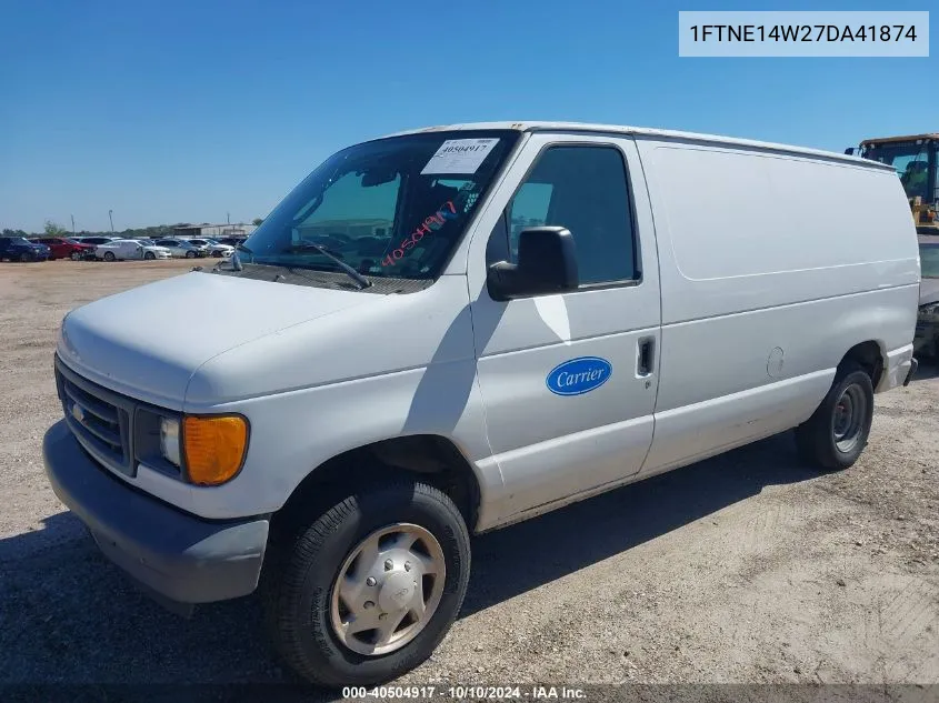 2007 Ford E-150 Commercial/Recreational VIN: 1FTNE14W27DA41874 Lot: 40504917