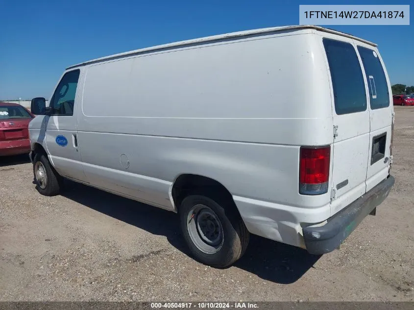 2007 Ford E-150 Commercial/Recreational VIN: 1FTNE14W27DA41874 Lot: 40504917