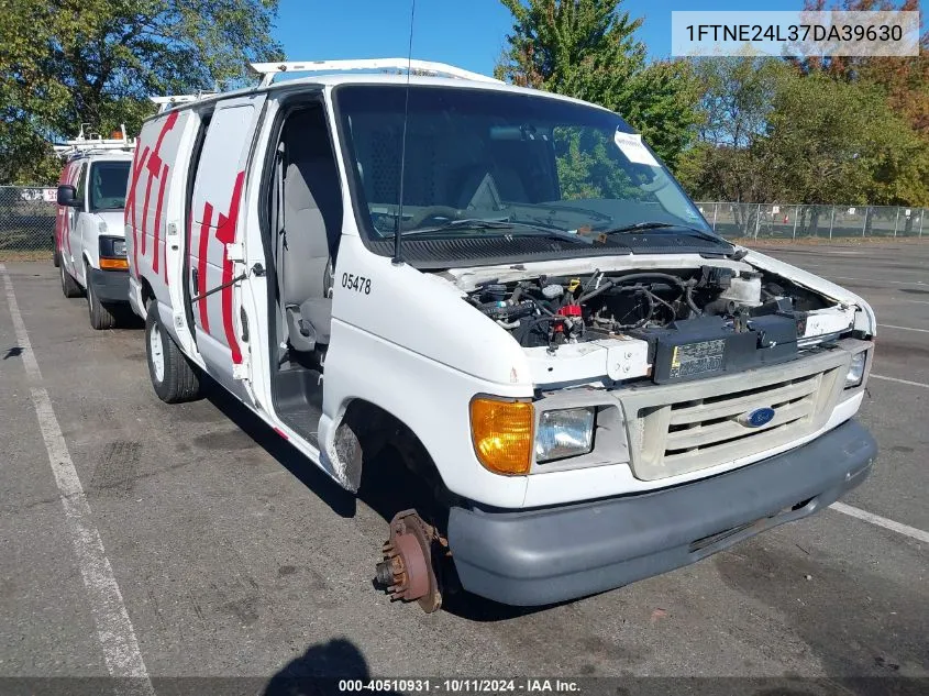 2007 Ford E-250 Commercial/Recreational VIN: 1FTNE24L37DA39630 Lot: 40510931