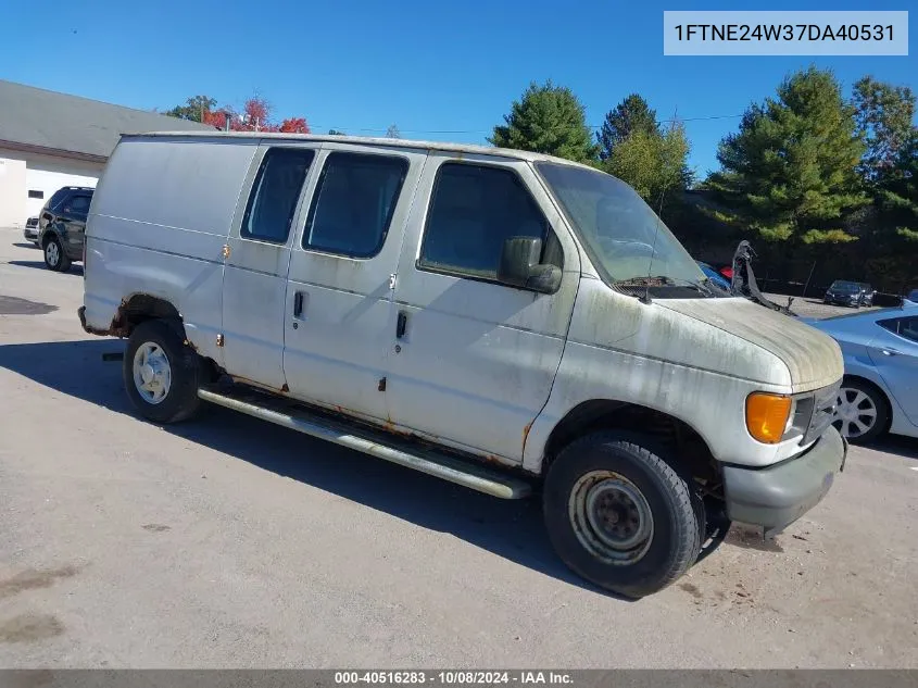 2007 Ford E-250 Commercial/Recreational VIN: 1FTNE24W37DA40531 Lot: 40516283