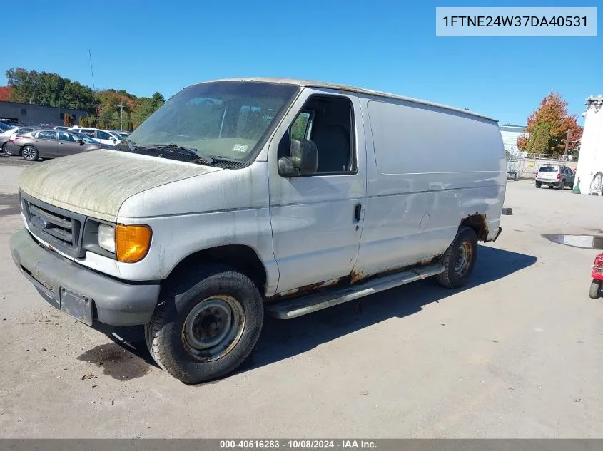 2007 Ford E-250 Commercial/Recreational VIN: 1FTNE24W37DA40531 Lot: 40516283