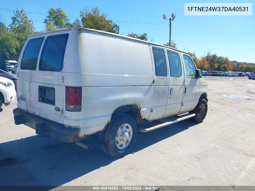 2007 Ford E-250 Commercial/Recreational VIN: 1FTNE24W37DA40531 Lot: 40516283