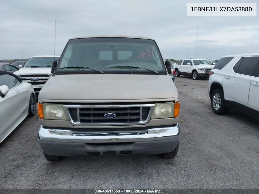 2007 Ford Econoline E350 Super Duty Wagon VIN: 1FBNE31LX7DA53880 Lot: 40517553