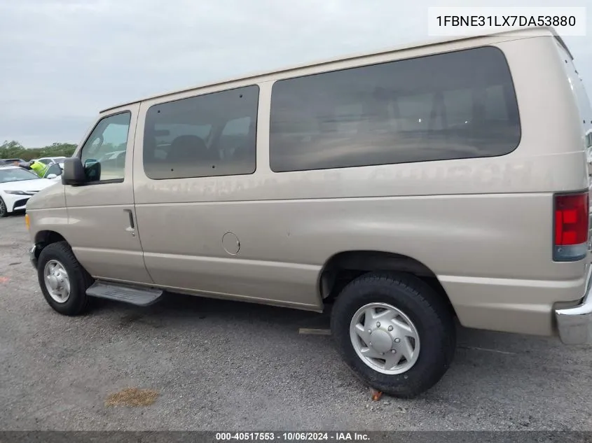 2007 Ford Econoline E350 Super Duty Wagon VIN: 1FBNE31LX7DA53880 Lot: 40517553