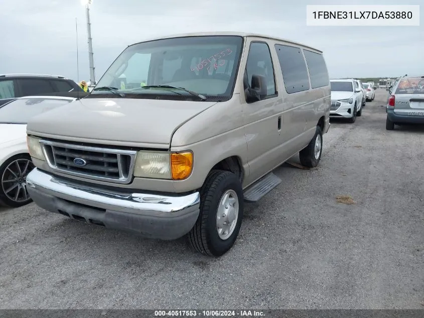 2007 Ford Econoline E350 Super Duty Wagon VIN: 1FBNE31LX7DA53880 Lot: 40517553